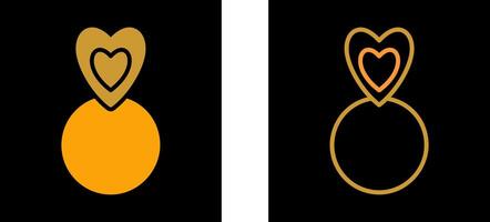 icono de vector de anillo