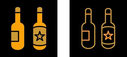 Beer Bottles Vector Icon