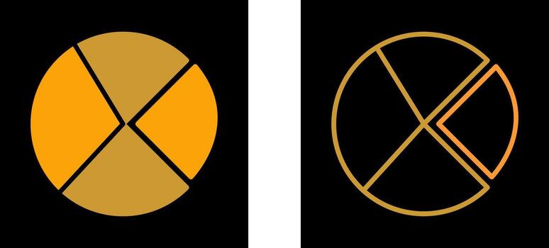 Pie Chart Vector Icon