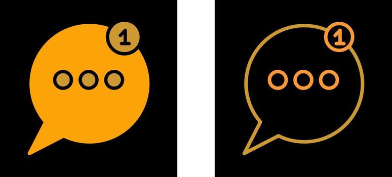 Message Bubbles Vector Icon