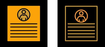 Client Profile Vector Icon