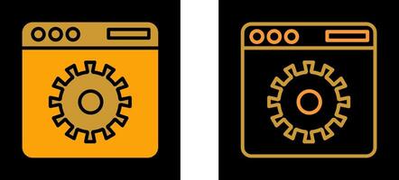 Website Settings Vector Icon