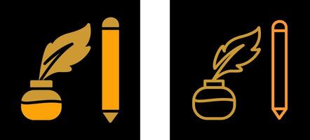 Writing Equipment Vector Icon