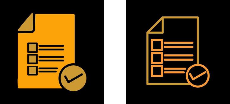 Valid Document Vector Icon