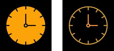 icono de vector de tiempo