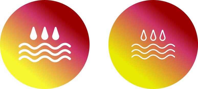 icono de vector de gotas