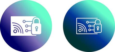 Protected WiFi Vector Icon