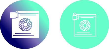 Camera Lens Vector Icon