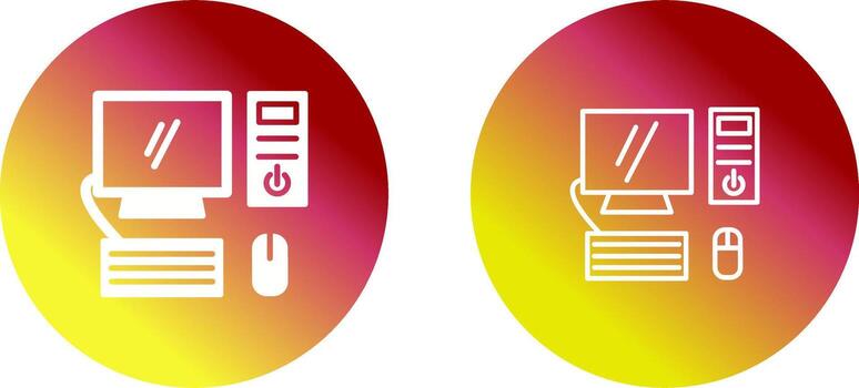 Computer Vector Icon