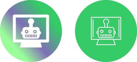 Artificial Bot Vector Icon