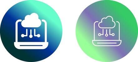 Cloud Computing Vector Icon