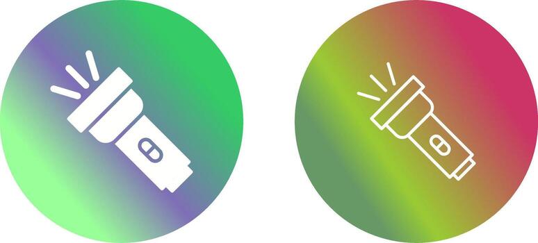 Flashlight Vector Icon
