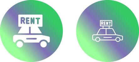 Rent a Car Vector Icon