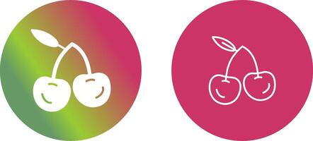 Cherries Vector Icon