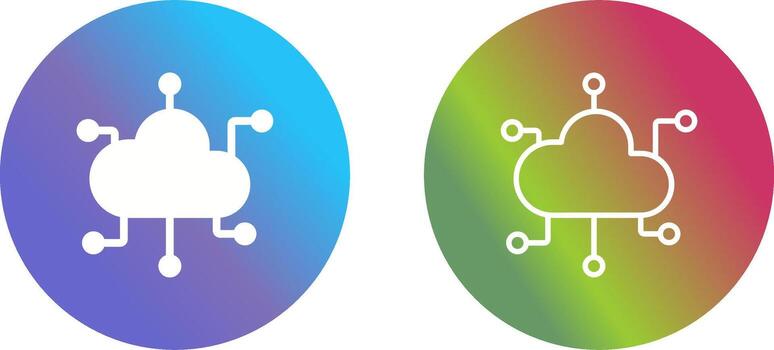 Cloud Computing Vector Icon