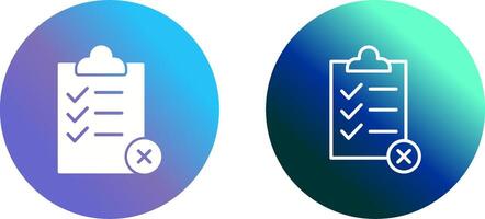 Rejected Vector Icon