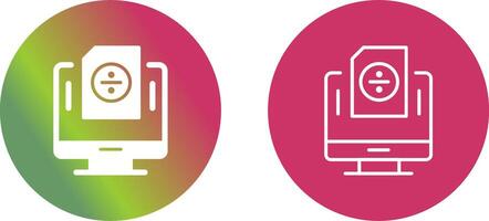 Divide Vector Icon