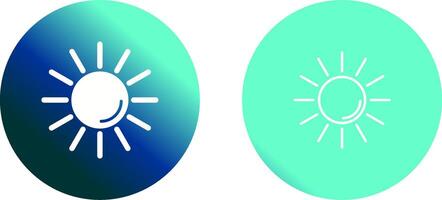 UV Radiation Vector Icon