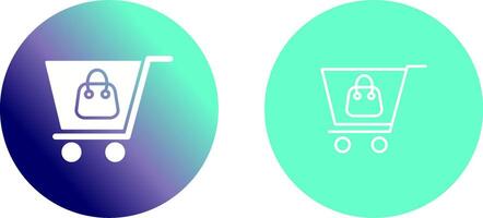 icono de vector de compras