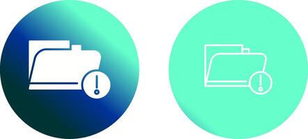 Vulnerable Folder Vector Icon