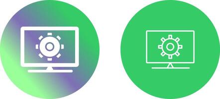 Computer Settings Vector Icon