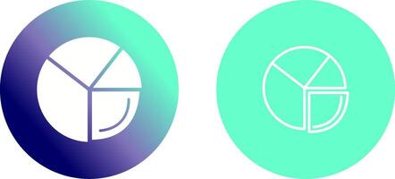 icono de vector de análisis de gráfico circular