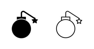 Exploding Cannon Ball Vector Icon