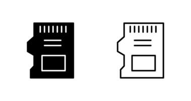 SD Card Vector Icon