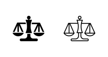 Justice Scale Vector Icon