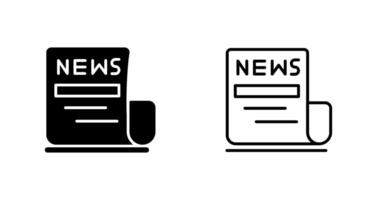 Newspaper Vector Icon