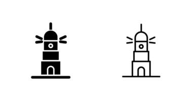 icono de vector de faro