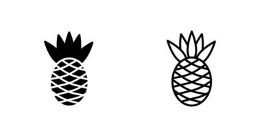 icono de vector de piña