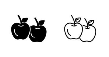 icono de vector de manzana