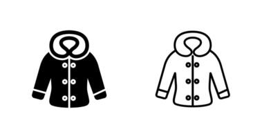 icono de vector de ropa de invierno