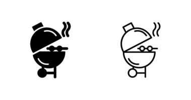 icono de vector de barbacoa