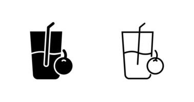 icono de vector de jugo