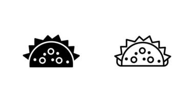 icono de vector de tacos