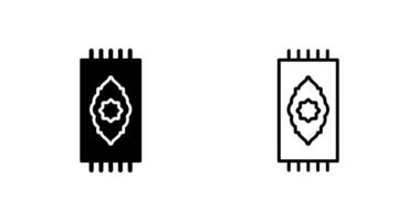 Prayer Rug Vector Icon