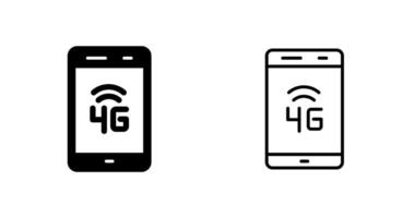 icono de vector 4g