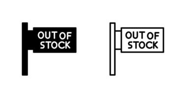 Out of Stock Vector Icon