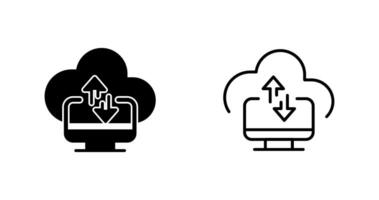 Data Transfer Vector Icon