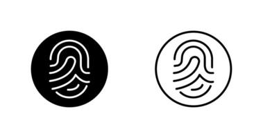 Fingerprint Vector Icon