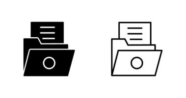 List Folder Vector Icon