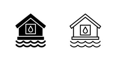 Water House Vector Icon