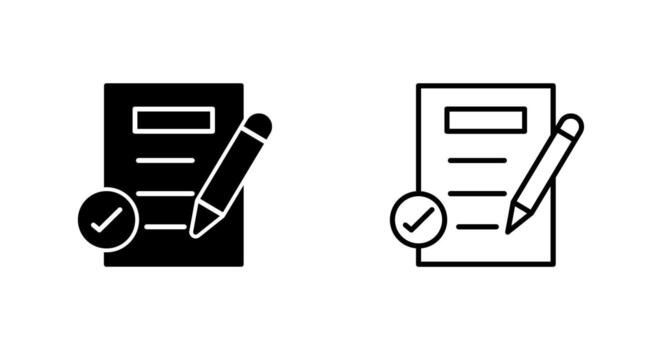 Check Notes Vector Icon