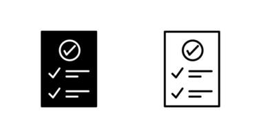 Check Up List Vector Icon