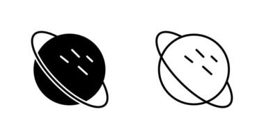 icono de vector de saturno