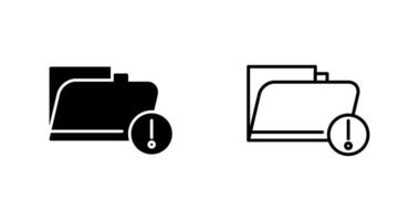 Vulnerable Folder Vector Icon