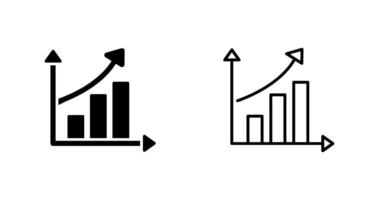 Rising Statistics Vector Icon