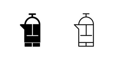 French Press Vector Icon